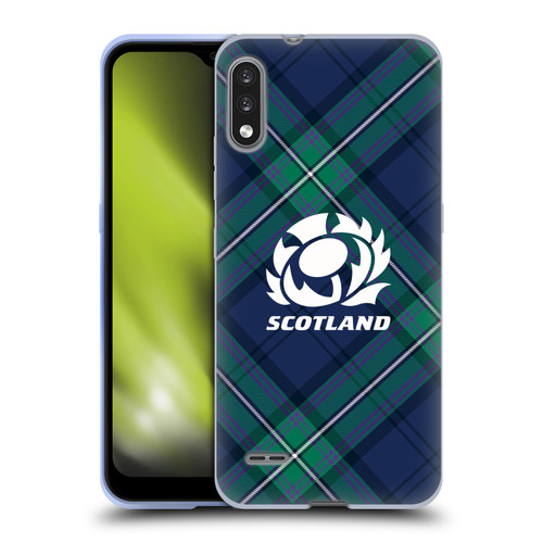 Scotland Rugby Graphics Tartan Oversized Soft Gel Case for LG K22