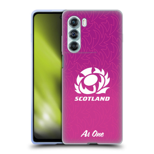 Scotland Rugby Graphics Gradient Pattern Soft Gel Case for Motorola Edge S30 / Moto G200 5G