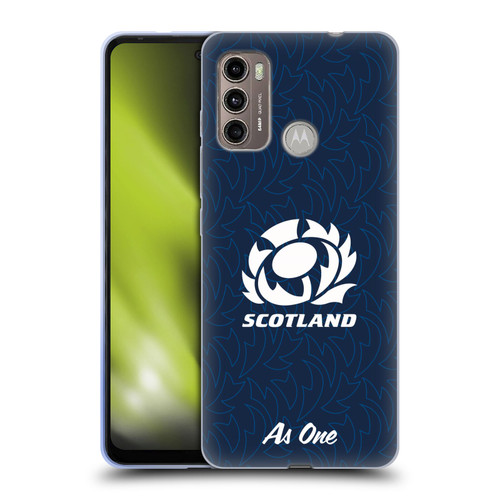 Scotland Rugby Graphics Pattern Soft Gel Case for Motorola Moto G60 / Moto G40 Fusion