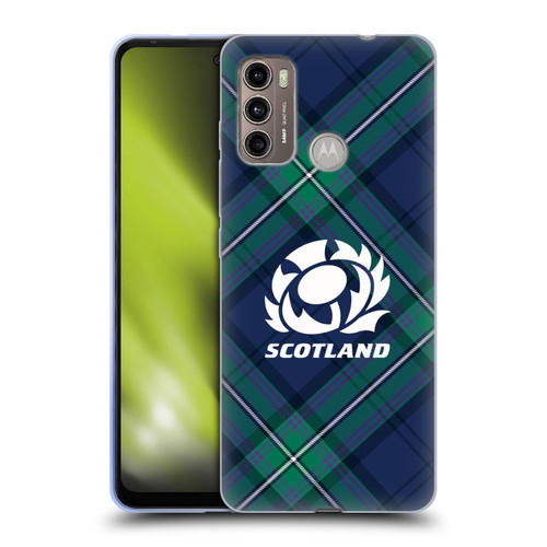 Scotland Rugby Graphics Tartan Oversized Soft Gel Case for Motorola Moto G60 / Moto G40 Fusion
