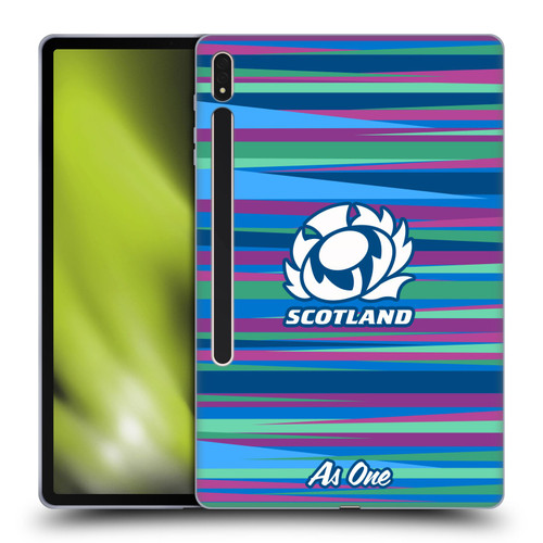 Scotland Rugby Graphics Training Pattern Soft Gel Case for Samsung Galaxy Tab S8 Plus