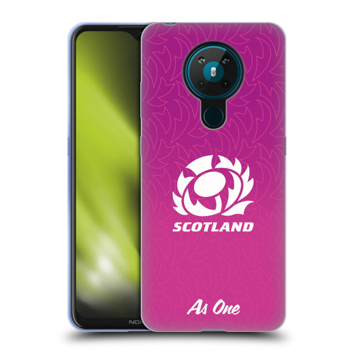 Scotland Rugby Graphics Gradient Pattern Soft Gel Case for Nokia 5.3
