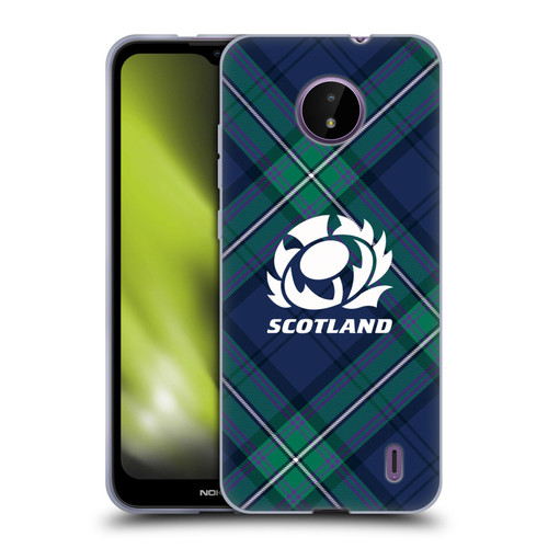 Scotland Rugby Graphics Tartan Oversized Soft Gel Case for Nokia C10 / C20