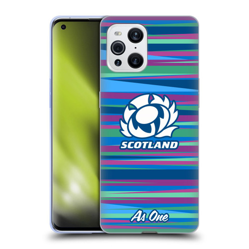 Scotland Rugby Graphics Training Pattern Soft Gel Case for OPPO Find X3 / Pro