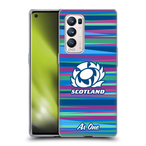 Scotland Rugby Graphics Training Pattern Soft Gel Case for OPPO Find X3 Neo / Reno5 Pro+ 5G