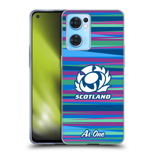 Scotland Rugby Graphics Training Pattern Soft Gel Case for OPPO Reno7 5G / Find X5 Lite