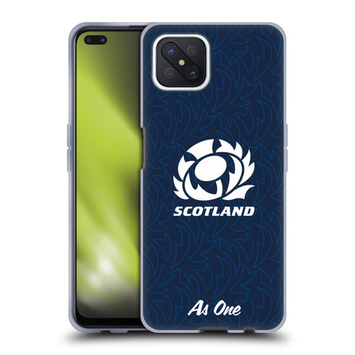 Scotland Rugby Graphics Pattern Soft Gel Case for OPPO Reno4 Z 5G