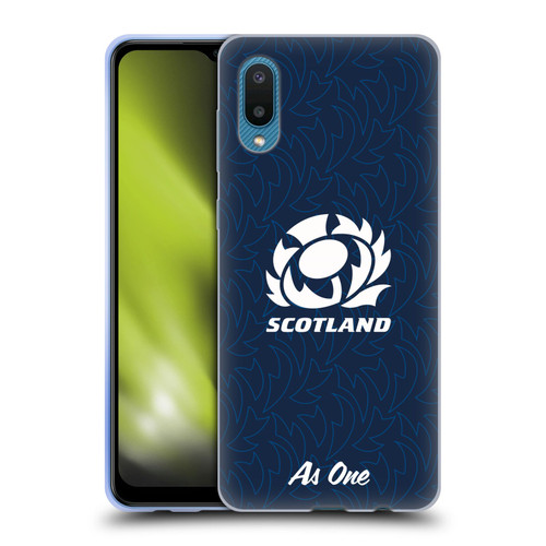 Scotland Rugby Graphics Pattern Soft Gel Case for Samsung Galaxy A02/M02 (2021)