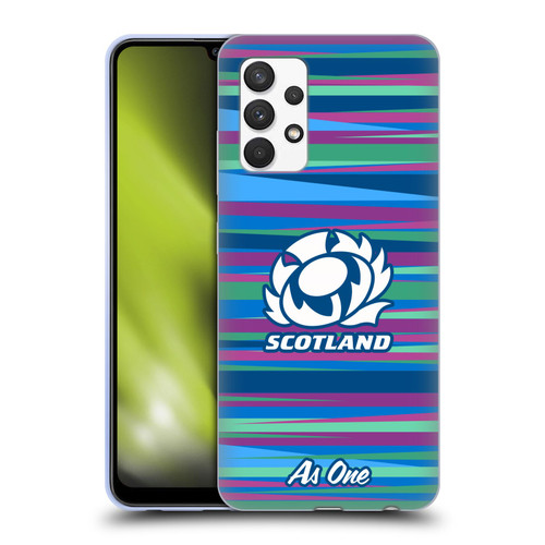 Scotland Rugby Graphics Training Pattern Soft Gel Case for Samsung Galaxy A32 (2021)