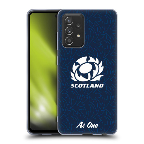 Scotland Rugby Graphics Pattern Soft Gel Case for Samsung Galaxy A52 / A52s / 5G (2021)