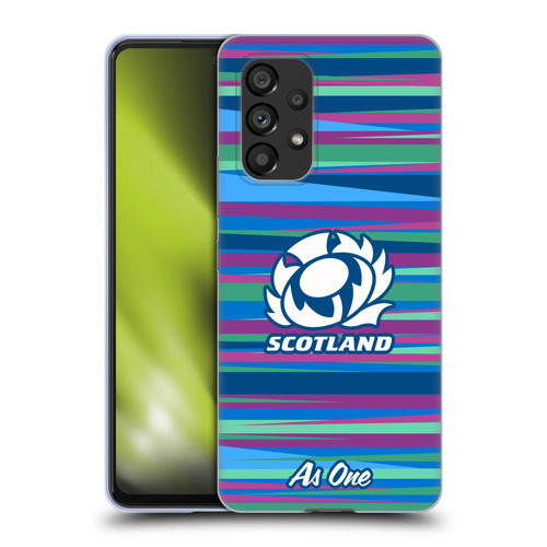Scotland Rugby Graphics Training Pattern Soft Gel Case for Samsung Galaxy A53 5G (2022)