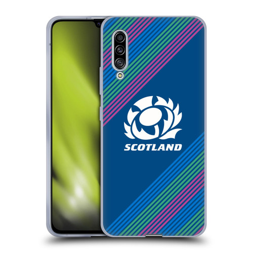 Scotland Rugby Graphics Stripes Soft Gel Case for Samsung Galaxy A90 5G (2019)