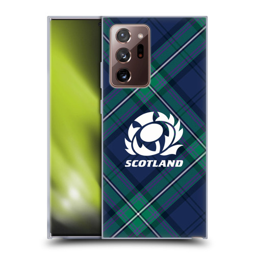 Scotland Rugby Graphics Tartan Oversized Soft Gel Case for Samsung Galaxy Note20 Ultra / 5G