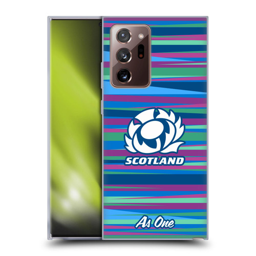 Scotland Rugby Graphics Training Pattern Soft Gel Case for Samsung Galaxy Note20 Ultra / 5G