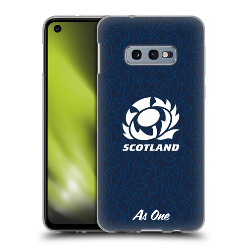 Scotland Rugby Graphics Pattern Soft Gel Case for Samsung Galaxy S10e