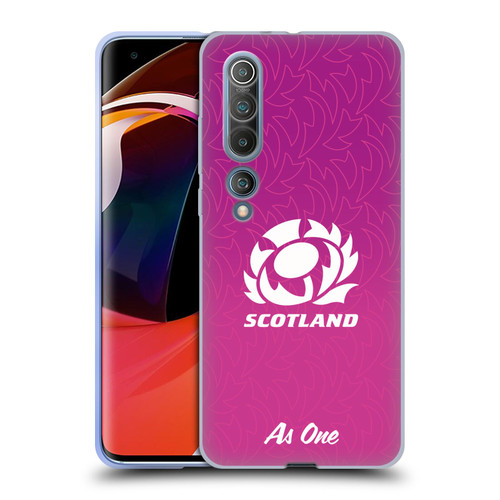 Scotland Rugby Graphics Gradient Pattern Soft Gel Case for Xiaomi Mi 10 5G / Mi 10 Pro 5G