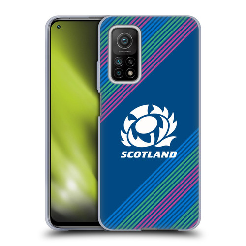 Scotland Rugby Graphics Stripes Soft Gel Case for Xiaomi Mi 10T 5G