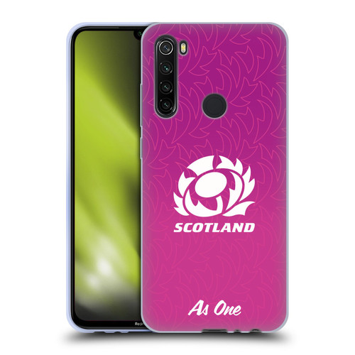 Scotland Rugby Graphics Gradient Pattern Soft Gel Case for Xiaomi Redmi Note 8T