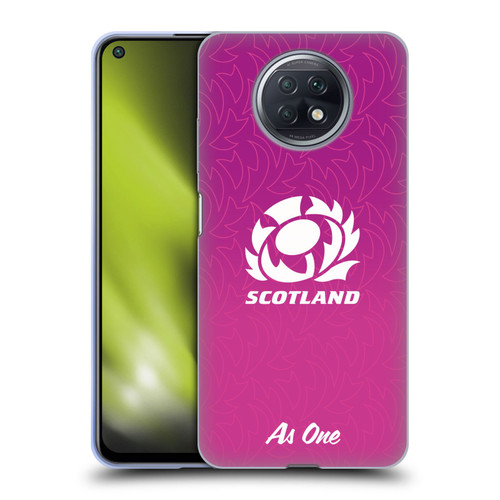 Scotland Rugby Graphics Gradient Pattern Soft Gel Case for Xiaomi Redmi Note 9T 5G