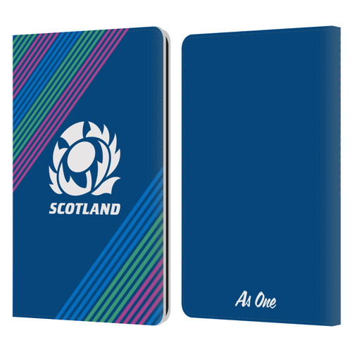 Scotland Rugby Graphics Stripes Leather Book Wallet Case Cover For Amazon Kindle Paperwhite 1 / 2 / 3