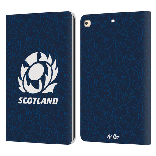 Scotland Rugby Graphics Pattern Leather Book Wallet Case Cover For Apple iPad 9.7 2017 / iPad 9.7 2018