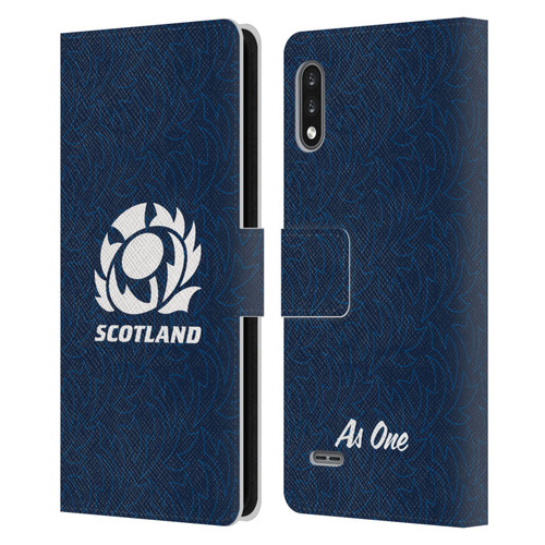 Scotland Rugby Graphics Pattern Leather Book Wallet Case Cover For LG K22