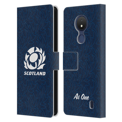 Scotland Rugby Graphics Pattern Leather Book Wallet Case Cover For Nokia C21