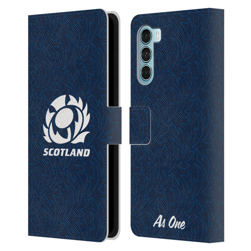 Scotland Rugby Graphics Pattern Leather Book Wallet Case Cover For Motorola Edge S30 / Moto G200 5G