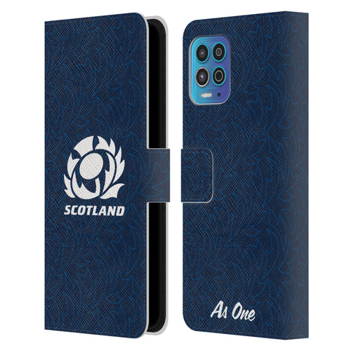 Scotland Rugby Graphics Pattern Leather Book Wallet Case Cover For Motorola Moto G100