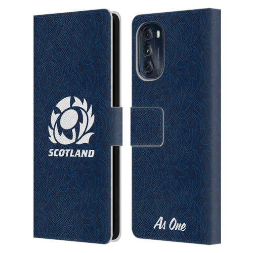Scotland Rugby Graphics Pattern Leather Book Wallet Case Cover For Motorola Moto G (2022)