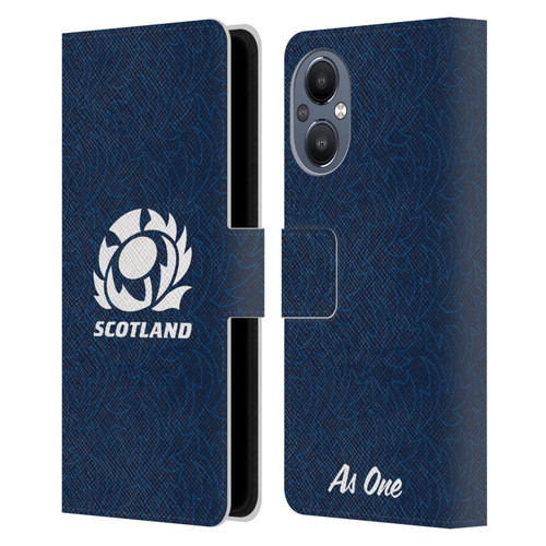 Scotland Rugby Graphics Pattern Leather Book Wallet Case Cover For OnePlus Nord N20 5G