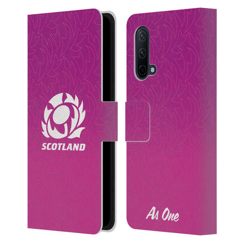 Scotland Rugby Graphics Gradient Pattern Leather Book Wallet Case Cover For OnePlus Nord CE 5G