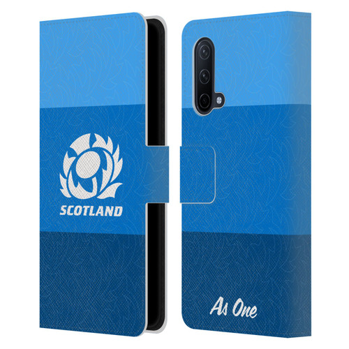 Scotland Rugby Graphics Stripes Pattern Leather Book Wallet Case Cover For OnePlus Nord CE 5G