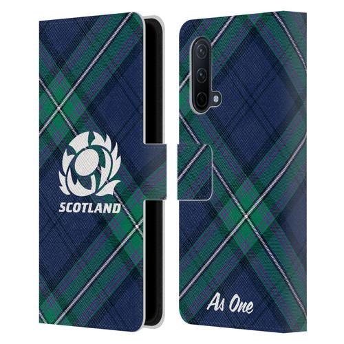 Scotland Rugby Graphics Tartan Oversized Leather Book Wallet Case Cover For OnePlus Nord CE 5G