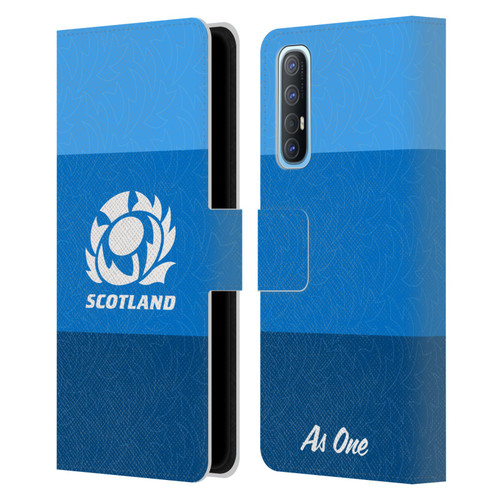 Scotland Rugby Graphics Stripes Pattern Leather Book Wallet Case Cover For OPPO Find X2 Neo 5G