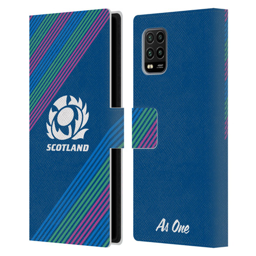Scotland Rugby Graphics Stripes Leather Book Wallet Case Cover For Xiaomi Mi 10 Lite 5G