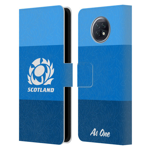 Scotland Rugby Graphics Stripes Pattern Leather Book Wallet Case Cover For Xiaomi Redmi Note 9T 5G