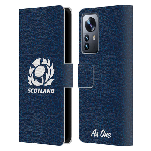 Scotland Rugby Graphics Pattern Leather Book Wallet Case Cover For Xiaomi 12 Pro