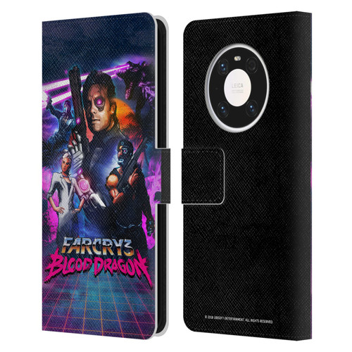 Far Cry 3 Blood Dragon Key Art Cover Leather Book Wallet Case Cover For Huawei Mate 40 Pro 5G