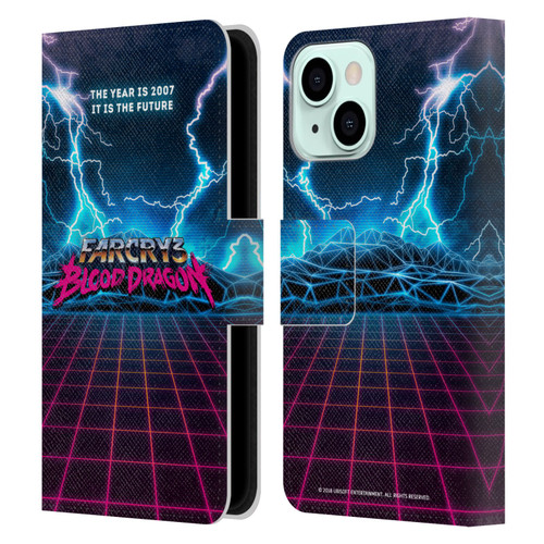 Far Cry 3 Blood Dragon Key Art Logo Leather Book Wallet Case Cover For Apple iPhone 13 Mini