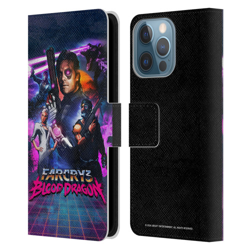 Far Cry 3 Blood Dragon Key Art Cover Leather Book Wallet Case Cover For Apple iPhone 13 Pro