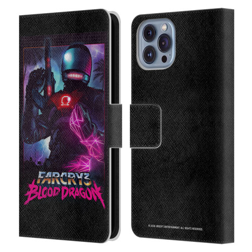Far Cry 3 Blood Dragon Key Art Omega Leather Book Wallet Case Cover For Apple iPhone 14