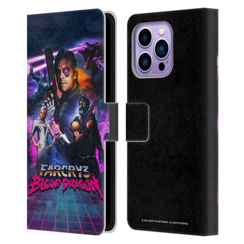 Far Cry 3 Blood Dragon Key Art Cover Leather Book Wallet Case Cover For Apple iPhone 14 Pro Max