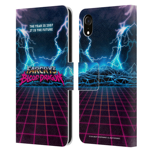 Far Cry 3 Blood Dragon Key Art Logo Leather Book Wallet Case Cover For Apple iPhone XR