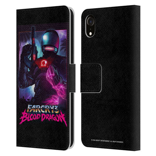 Far Cry 3 Blood Dragon Key Art Omega Leather Book Wallet Case Cover For Apple iPhone XR