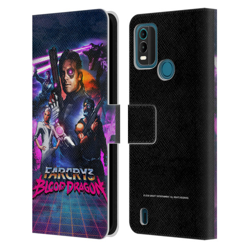 Far Cry 3 Blood Dragon Key Art Cover Leather Book Wallet Case Cover For Nokia G11 Plus