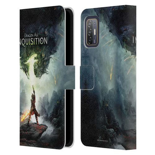 EA Bioware Dragon Age Inquisition Graphics Key Art 2014 Leather Book Wallet Case Cover For HTC Desire 21 Pro 5G