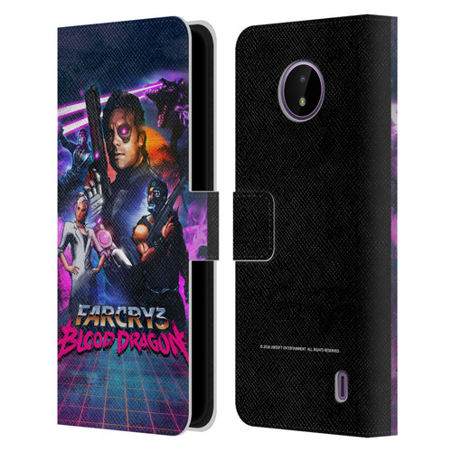 Far Cry 3 Blood Dragon Key Art Cover Leather Book Wallet Case Cover For Nokia C10 / C20