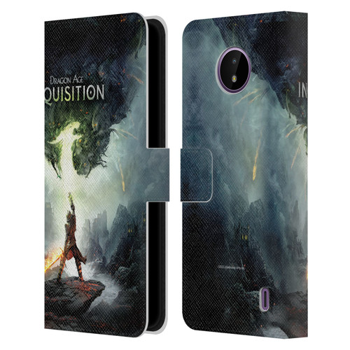 EA Bioware Dragon Age Inquisition Graphics Key Art 2014 Leather Book Wallet Case Cover For Nokia C10 / C20