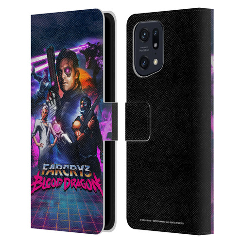 Far Cry 3 Blood Dragon Key Art Cover Leather Book Wallet Case Cover For OPPO Find X5